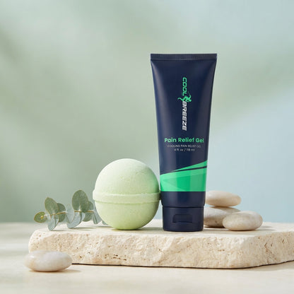 Cool Breeze Bath Bomb + Relief Gel Bundle - Cool Breeze 