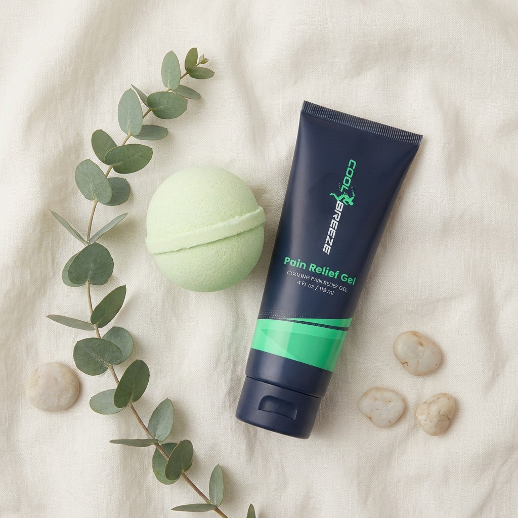 Cool Breeze Bath Bomb + Relief Gel Bundle - Cool Breeze 