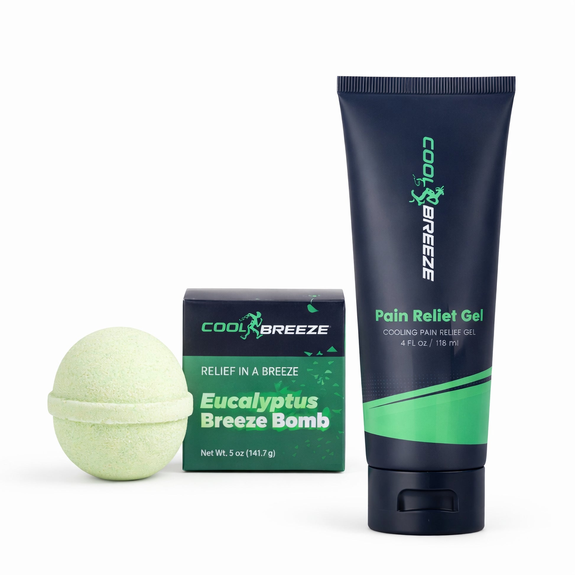 Cool Breeze Bath Bomb + Relief Gel Bundle - Cool Breeze 