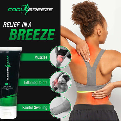 Cool Breeze Pain Relief Gel, 4oz Tube